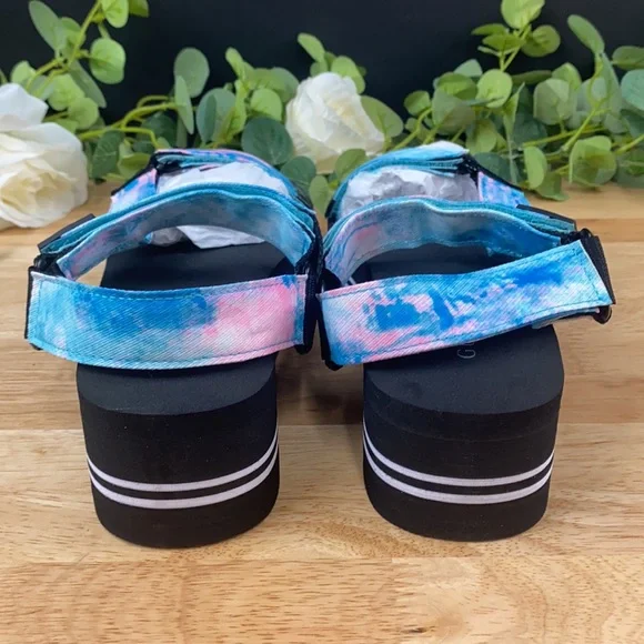 Guess Women's Avin Strappy Platform Sandals 8.5M - Picture 5 of 8